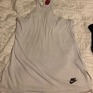 High neck long Nike tank